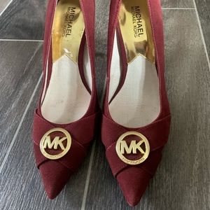 Michael Kors velvet heels